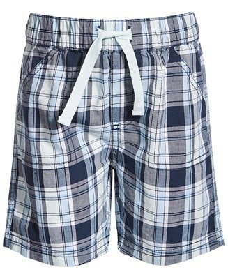 Toddler Boys Paco Plaid Cotton Shorts, Created for Macy's