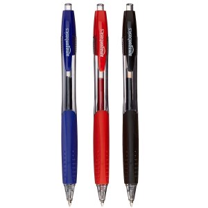 AmazonBasics Retractable Gel Pens - 50 Pack