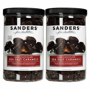 黑五价：Sanders 海盐焦糖黑巧克力 36oz 2罐头