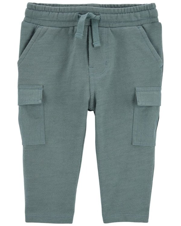 Baby Pull-On French Terry Cargo Pants