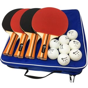 Amazon官网 JP WinLook乒乓球拍2副、乒乓球8个