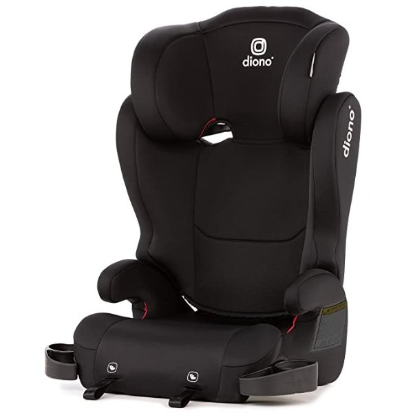 Cambria 2 XL 2022, Dual Latch Connectors, 2-in-1 Belt Positioning Booster Seat, High-Back to Backless Booster with Space and Room to Grow, 8 Years 1 Booster Seat, Black