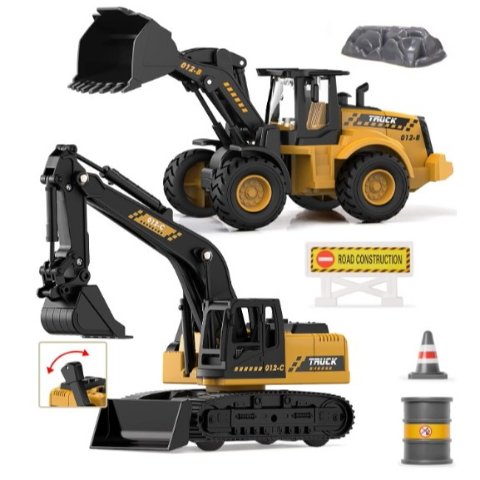Geyiie Construction Toys Excavator for Kids