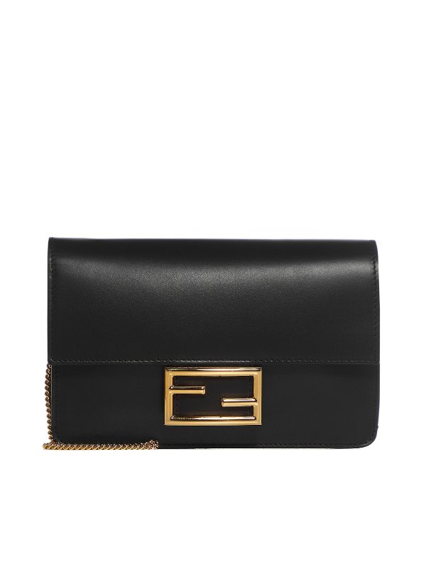 Baguette Flat Chained Clutch Bag