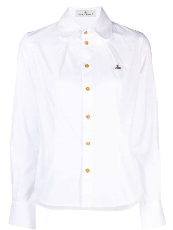 Vivienne WestwoodToulouse 土星刺绣棉衬衫