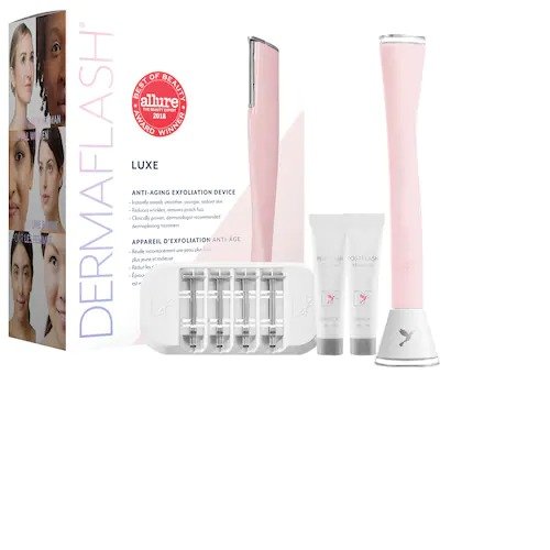 LUXE Anti-Aging Dermaplaning Exfoliation Device