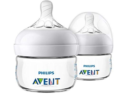 Philips Avent  婴幼儿宽口防胀气奶瓶，2盎司*2