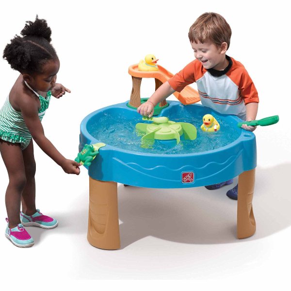 小鸭池塘玩水桌，含玩具