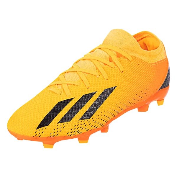 adidas X Speedportal.3 FG Junior Firm Ground Soccer Cleat - Gold/Black/Orange | SOCCER.COM