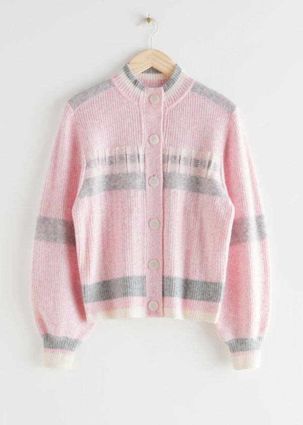 Relaxed Ribbed Cardigan