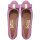 马卡龙紫蝴蝶结鞋