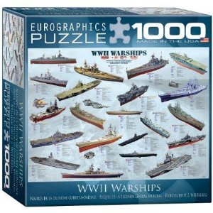 EuroGraphics WWII War Ships Puzzle (Small Box) (1000-Piece)