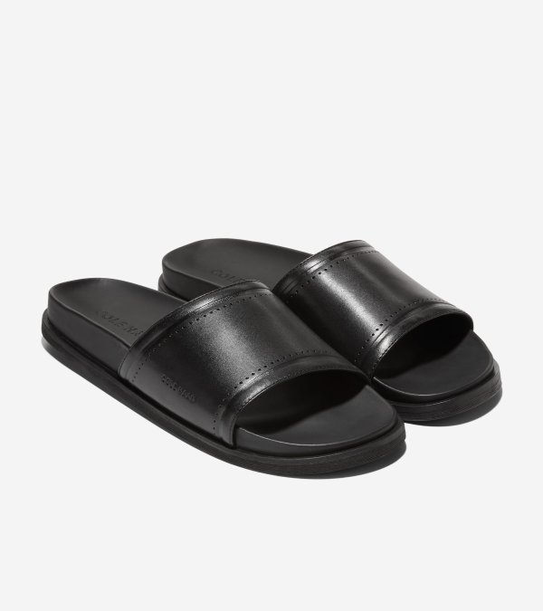 Men's Modern Classics Slide Sandal in Black | Cole Haan