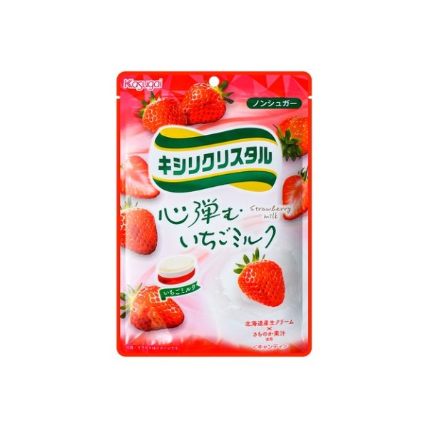 日本KASUGAI春日井 草莓牛奶口味糖果 63g