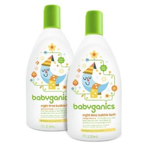 Babyganics Baby Bubble Bath, Orange Blossom, 12oz Bottle, (Pack of 2)