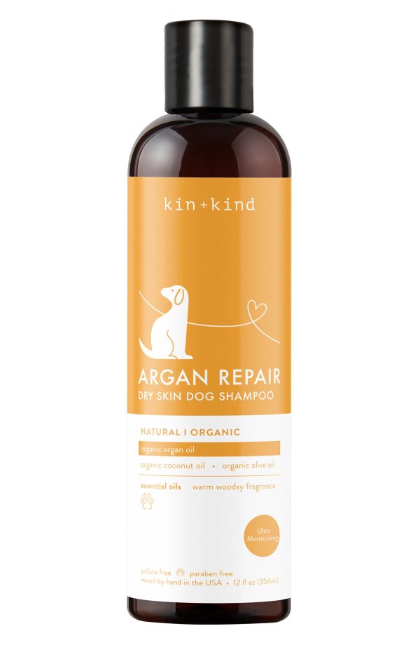kin + kind Argan Repair Dry Skin Dog Shampoo