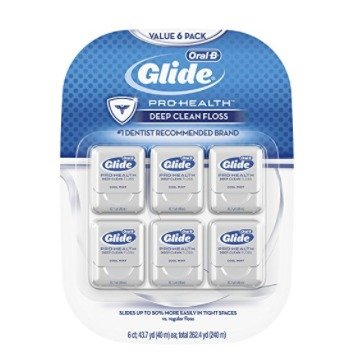 Glide Pro-Health Deep Clean Floss, Mint, 6 Count