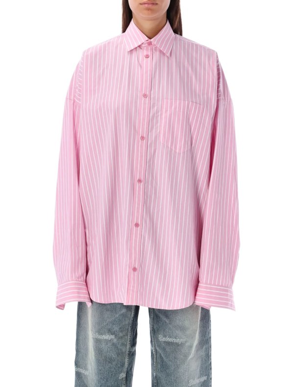 Striped Large-Fit Shirt