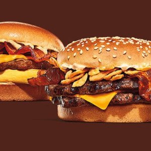 上新：Burger King 早餐培根王汉堡 含有全新枫黄油酱 $4.29