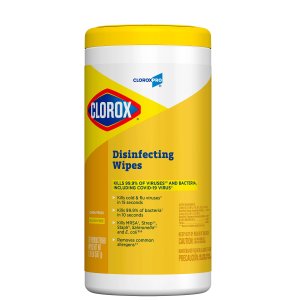 Clorox® Disinfecting Wipes, 7" x 8", Lemon Fresh Scent, Pack Of 75 Wipes