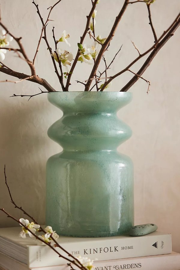 Sanded Glass Vase