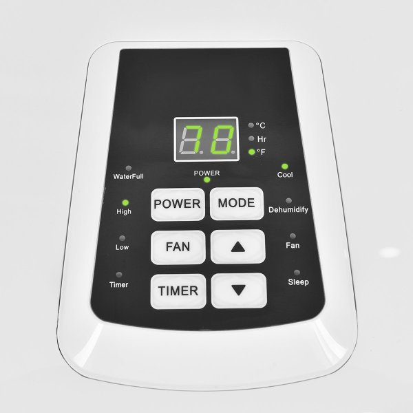 10000 BTU Portable Air Conditioner & Dehumidifier Function Remote w/ Window Kit