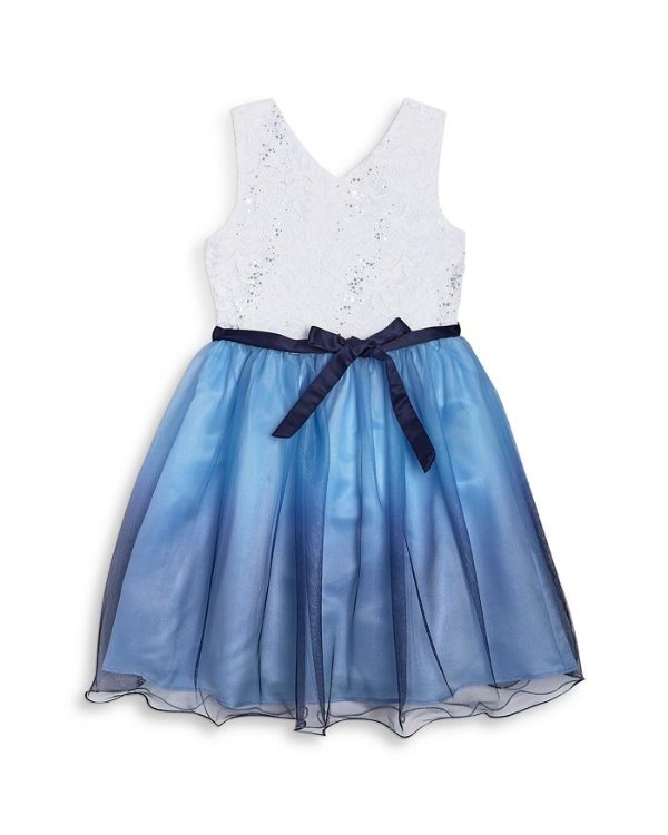 Girls' Ombre Skirt Party Dress - Big Kid