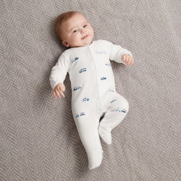 定制婴儿有机棉睡衣
