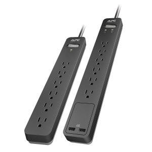 APC Surge Protector - 6 Outlets - 6' Cord - 1080 Joules - 2pk