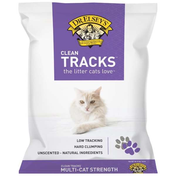 Clean Tracks Clumping Clay Cat Litter, 40 lbs.
