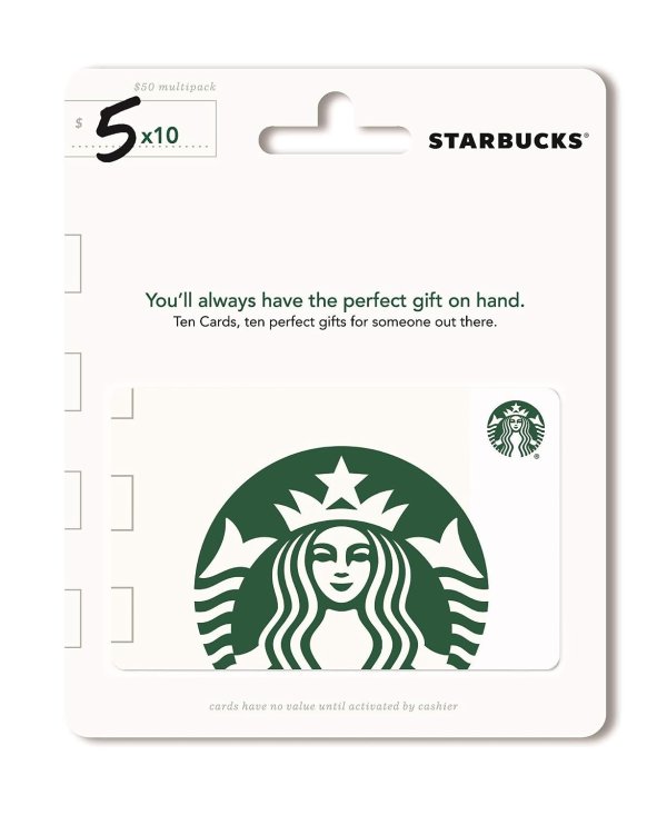 $5 Gift Cards (10-Pack)