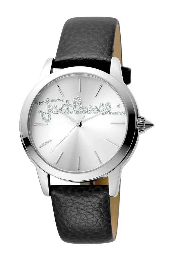 Women's Logo Embossed Leather Strap Watch, 36mm