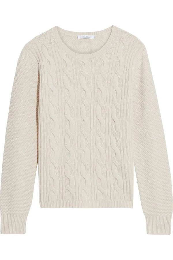 Termoli cable-knit wool and cashmere-blend sweater