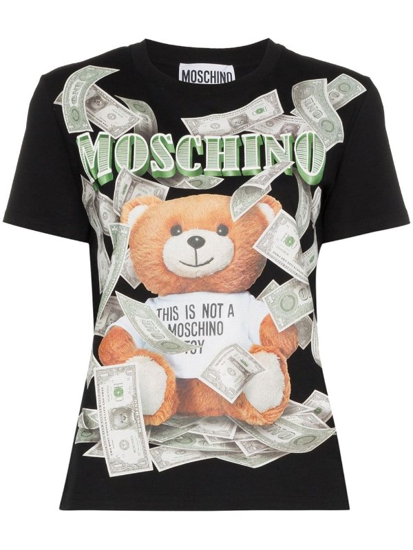 Teddy banknote logo T-shirt