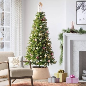 Target 圣诞树、圣诞装饰低至5折 绝美氛围感 封面款$27