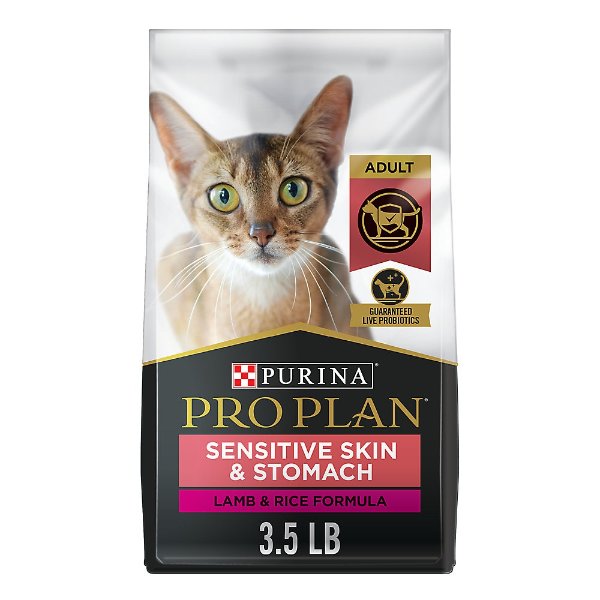 Purina Pro Plan Specialized Adult Dry Cat Food - No Artificial Colors or Flavors, Lamb & Rice