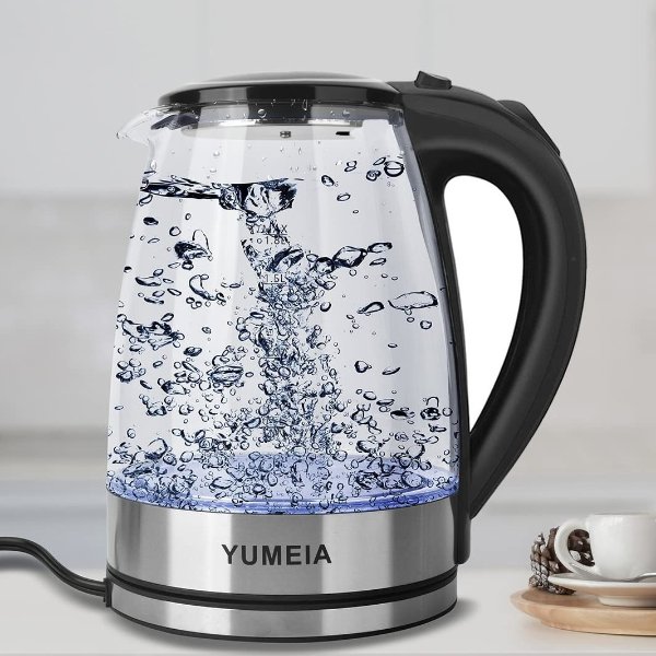 YUMEIA 1.8升玻璃电热水壶
