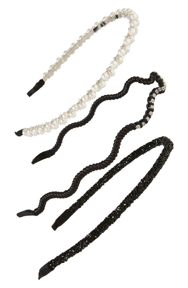 Chain Wrap Imitation Pearl Headband