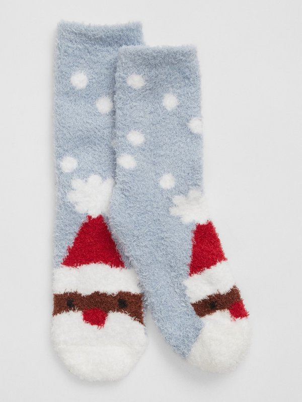 Kids Santa Claus Cozy Socks
