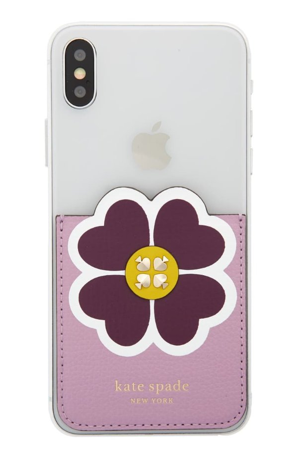 floral phone pocket