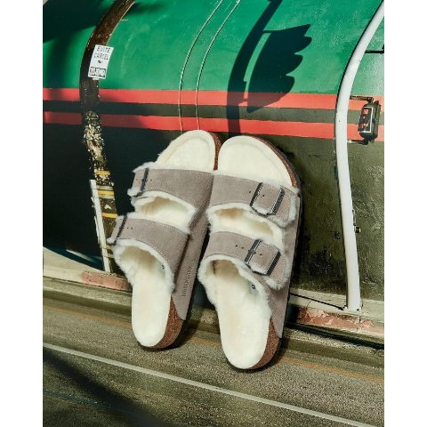 BirkenstockArizona 毛毛拖鞋