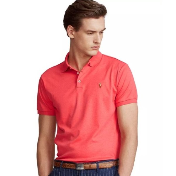 Men's Custom Slim Fit Soft Cotton Polo Shirt