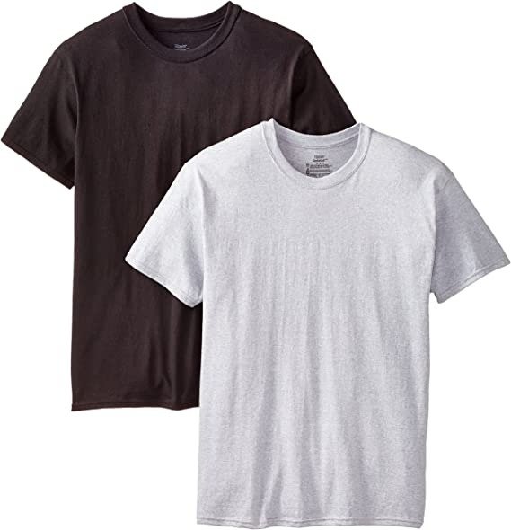 Men's Tagless Cotton Crew Undershirt – Multiple Packs and Colors