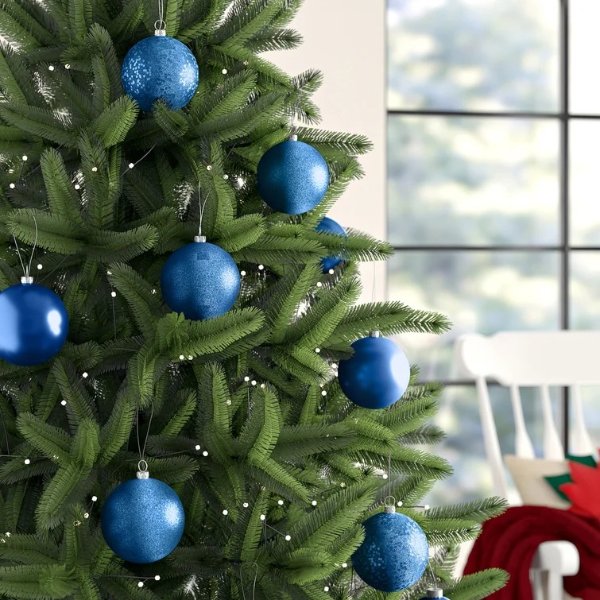 圣诞树挂饰 32个装 蓝色