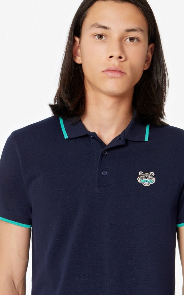 Fitted Tiger polo shirt