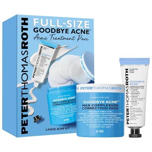 Full-Size Goodbye Acne™ Acne Treatment Pair 2-Piece Acne Kit
