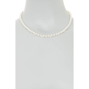 NadriCamila Imitation Pearl & Cubic Zirconia Collar Necklace