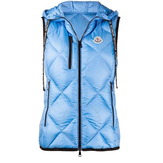 Blue Logo Patch Quilted Gilet