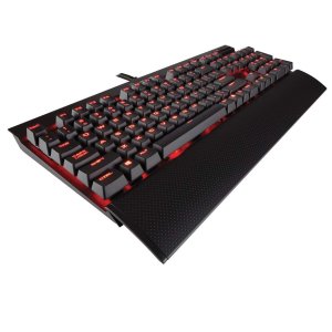 Corsair 海盗船 K70 LUX Cherry青轴红色背光机械键盘