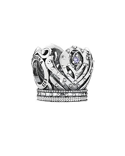 PANDORA Disney Jewelry Collections Silver CZ Anna's Crown Charm